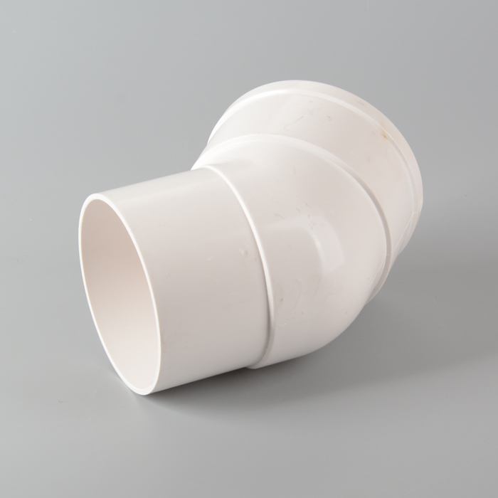 Polygon PVC -U Entwässerungsanpassung für Entwässerung - 45 ° Ellbogen