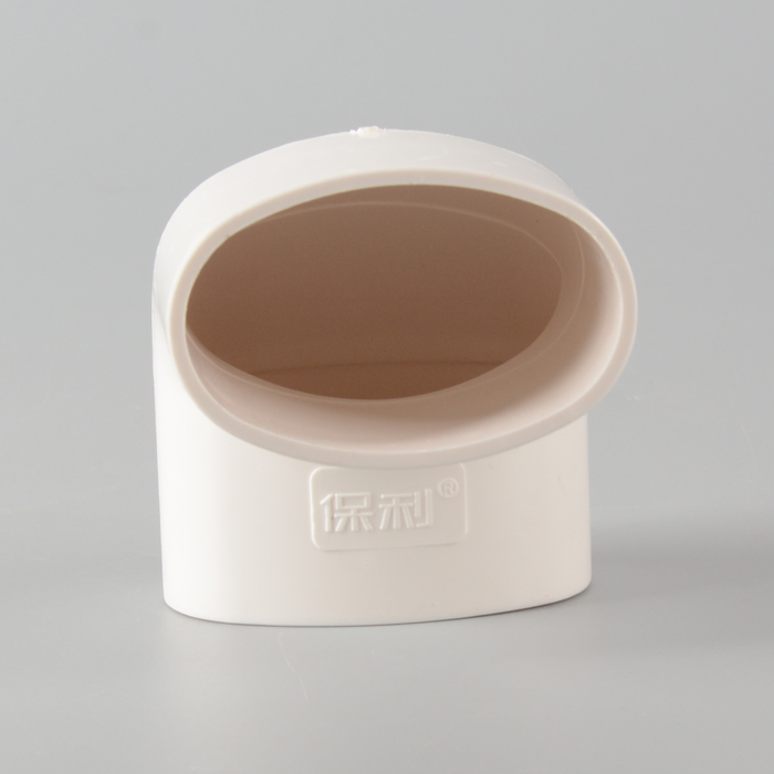 PVC Flatrohr-Serie-Flat 90 ° vertikaler Ellbogen