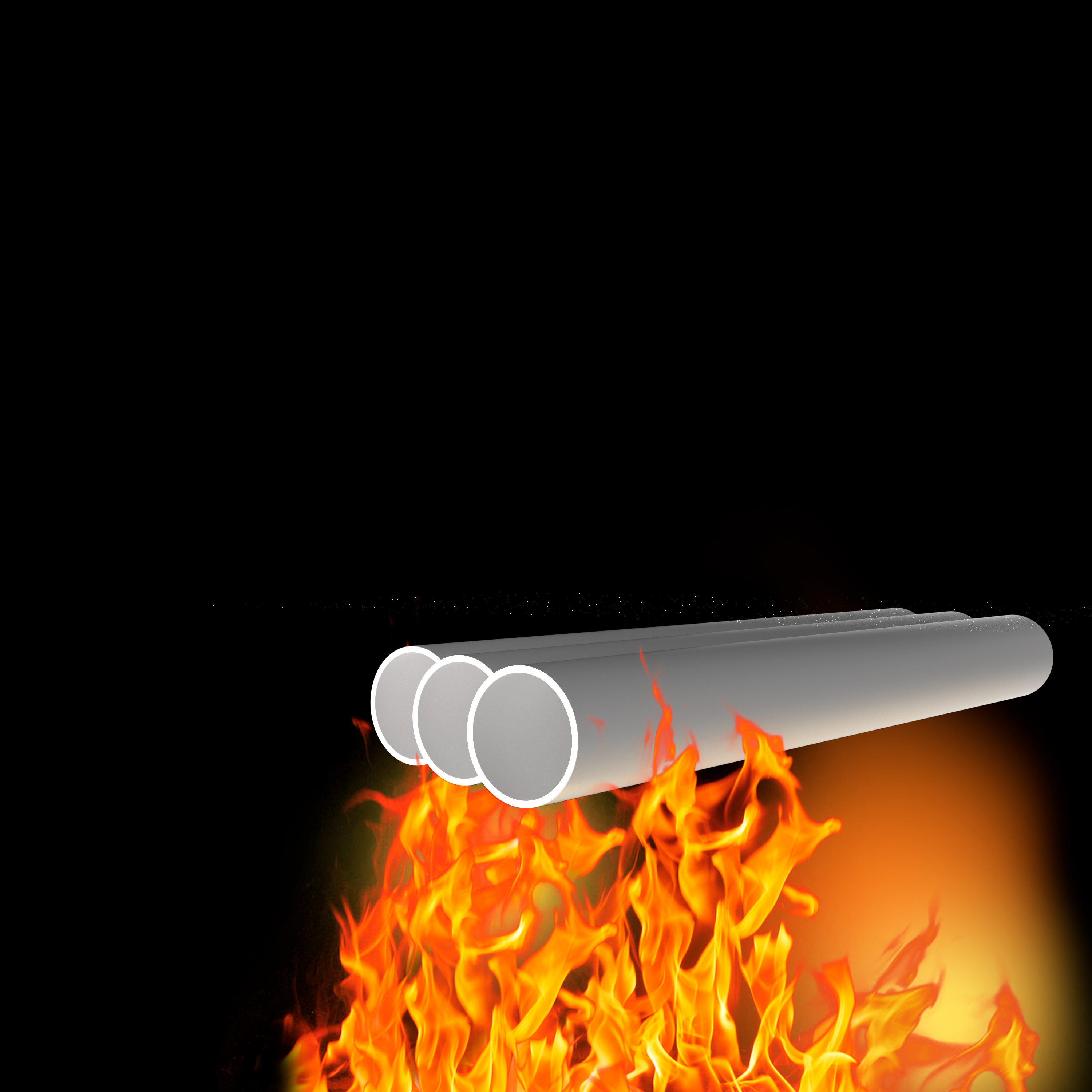 Polygon PVC Frischluft Hauptrohr