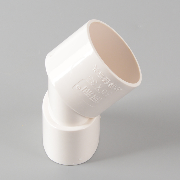 PVC Flatrohr-Serie-Flat 45 ° Reduktion der Ellbogen