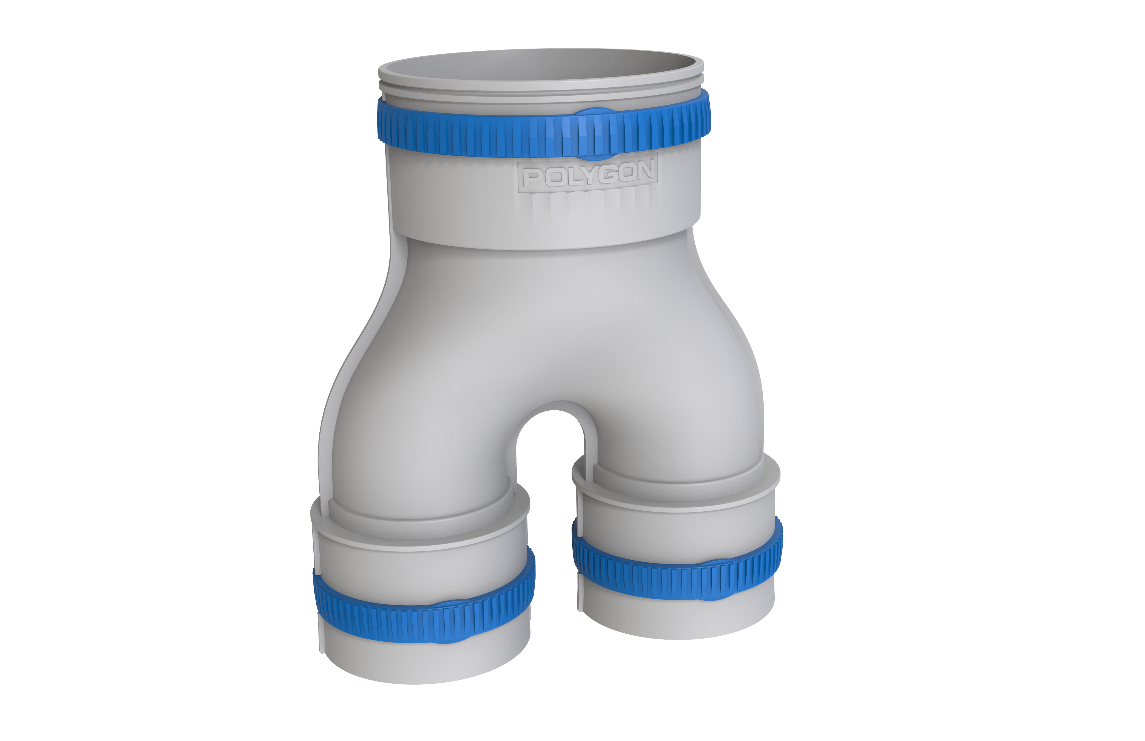 Polygon-Wellrohr-y-förmiges T-Shirt