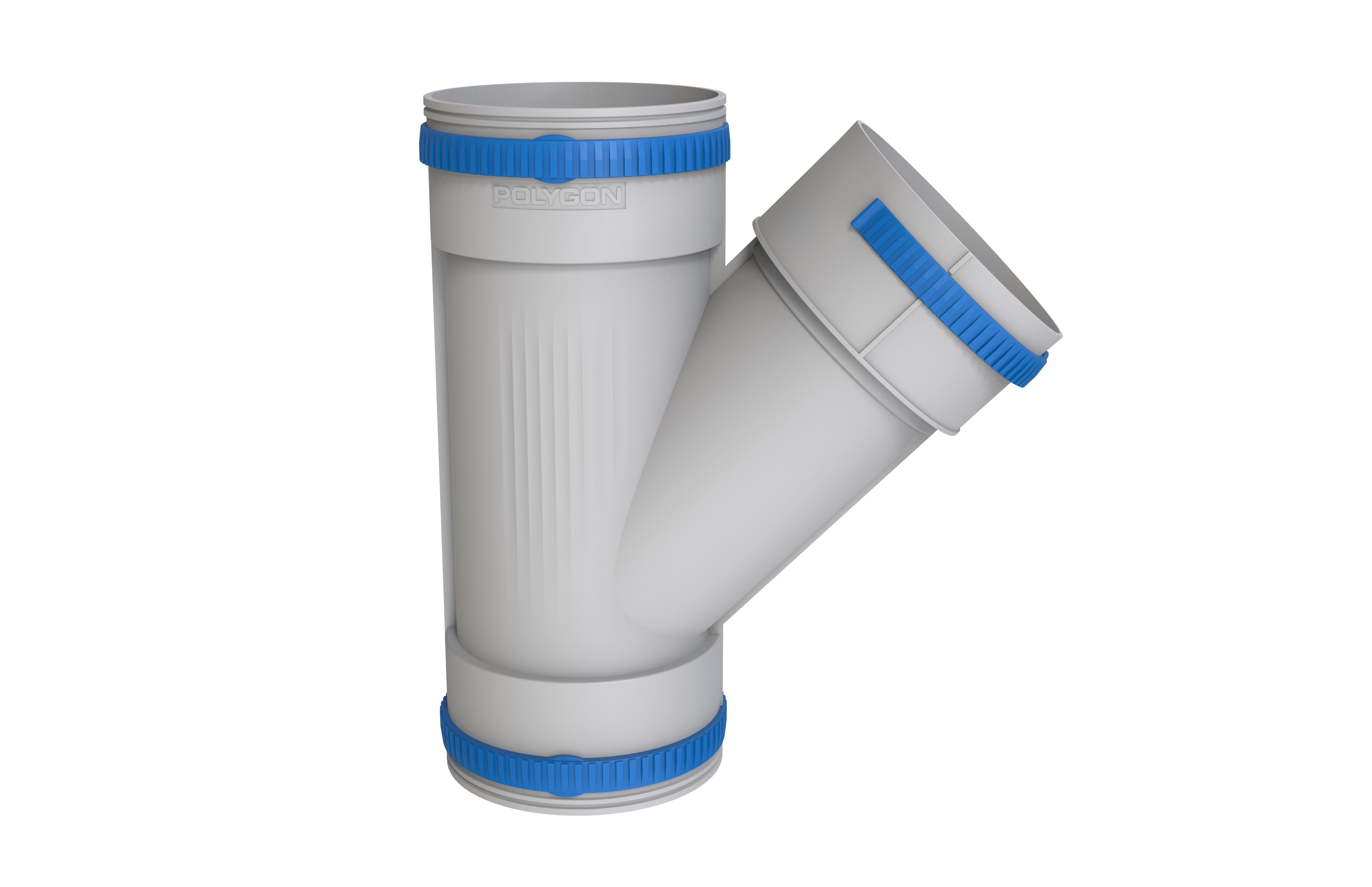 Polygon Wellblech gleicher Durchmesser schräg T-Shirt