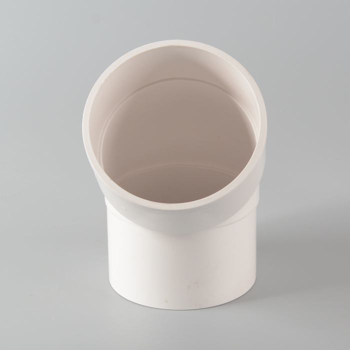 Polygon PVC -U Entwässerungsanpassung für Entwässerung - 45 ° Ellbogen