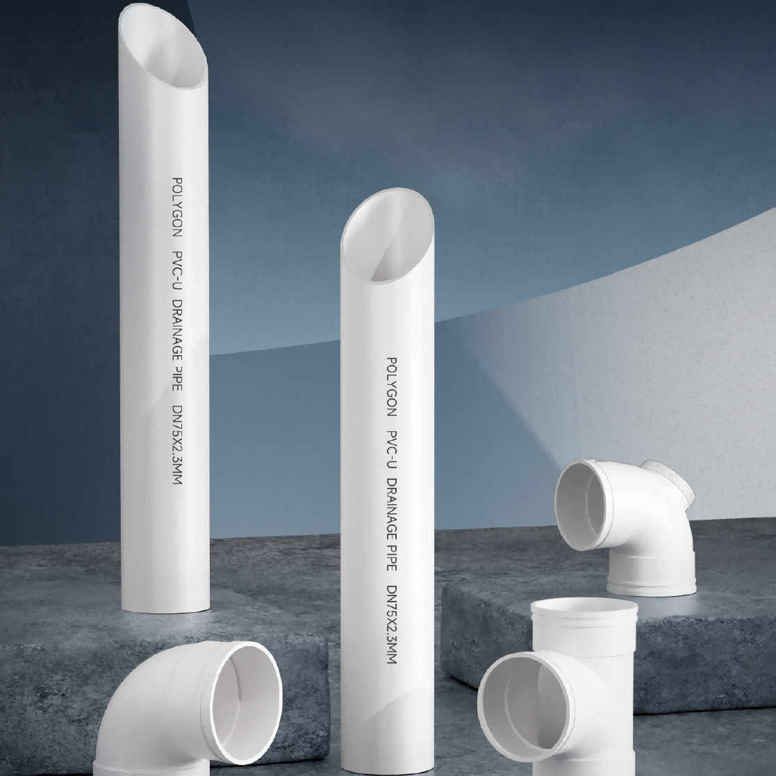 UPVC-Abflussrohr