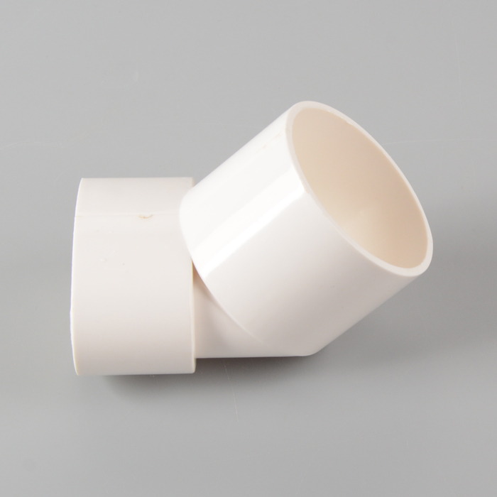 PVC Flatrohr-Serie-Flat 45 ° Reduktion der Ellbogen