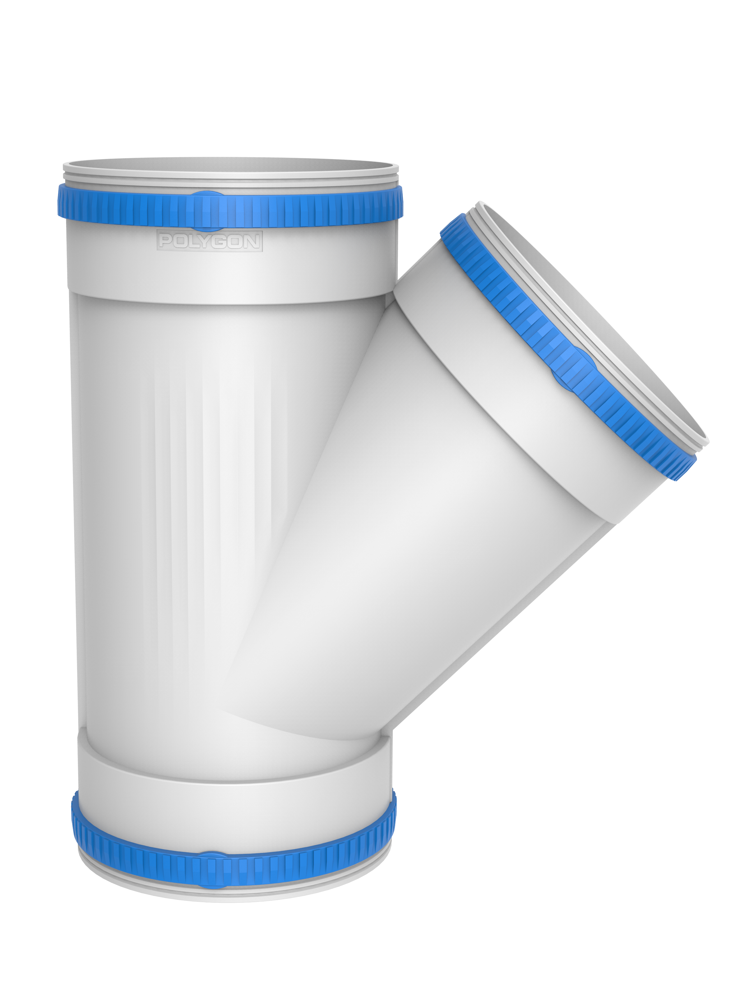 Polygon Wellblech gleicher Durchmesser schräg T-Shirt