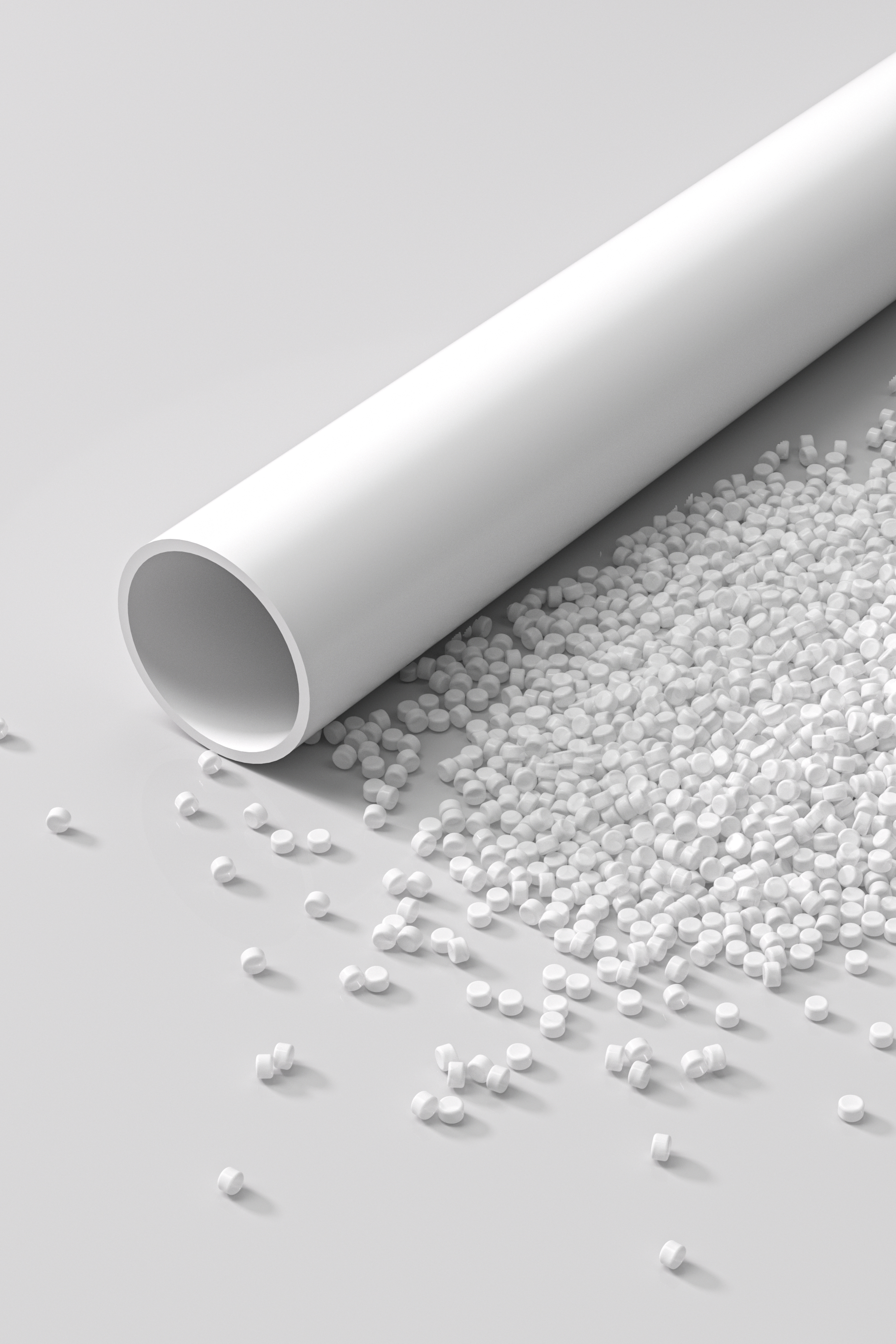 Polygon PVC Frischluft Hauptrohr