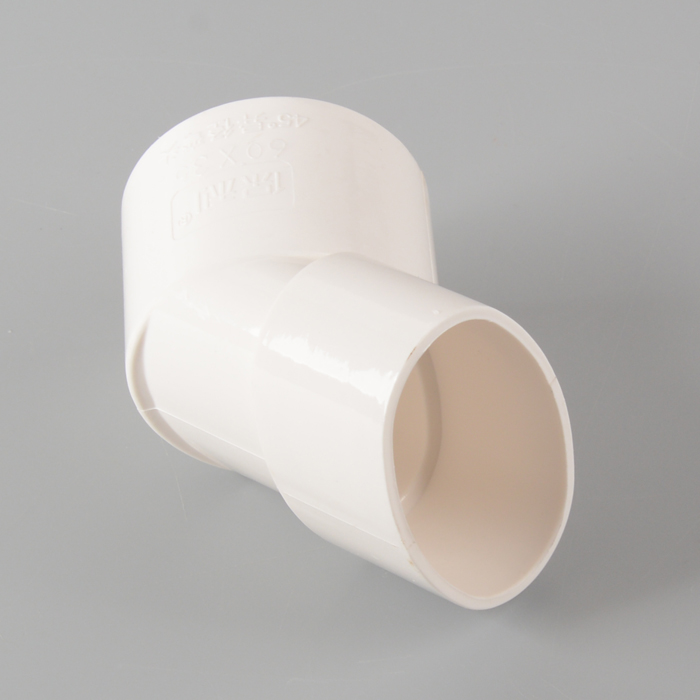 PVC Flatrohr-Serie-Flat 45 ° Reduktion der Ellbogen