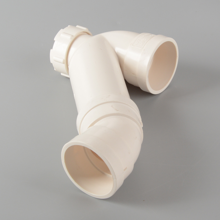 Polygon PVC Lange P -Trap mit Reinigungsmittel