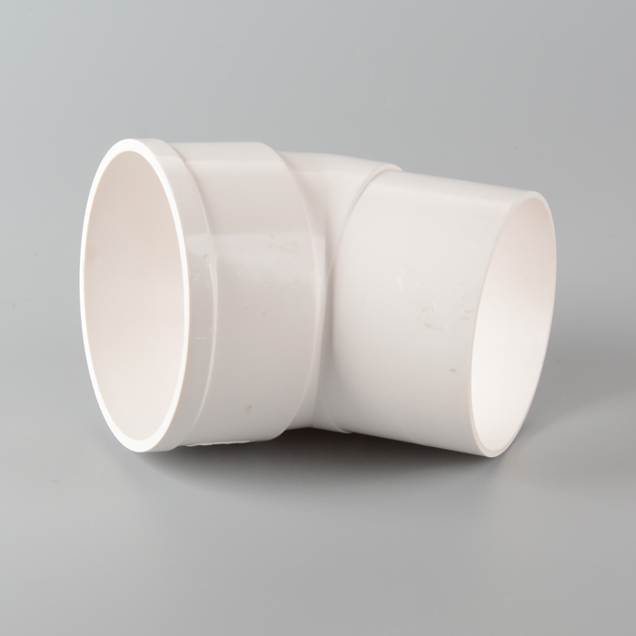 Polygon PVC -U Entwässerungsanpassung für Entwässerung - 45 ° Ellbogen