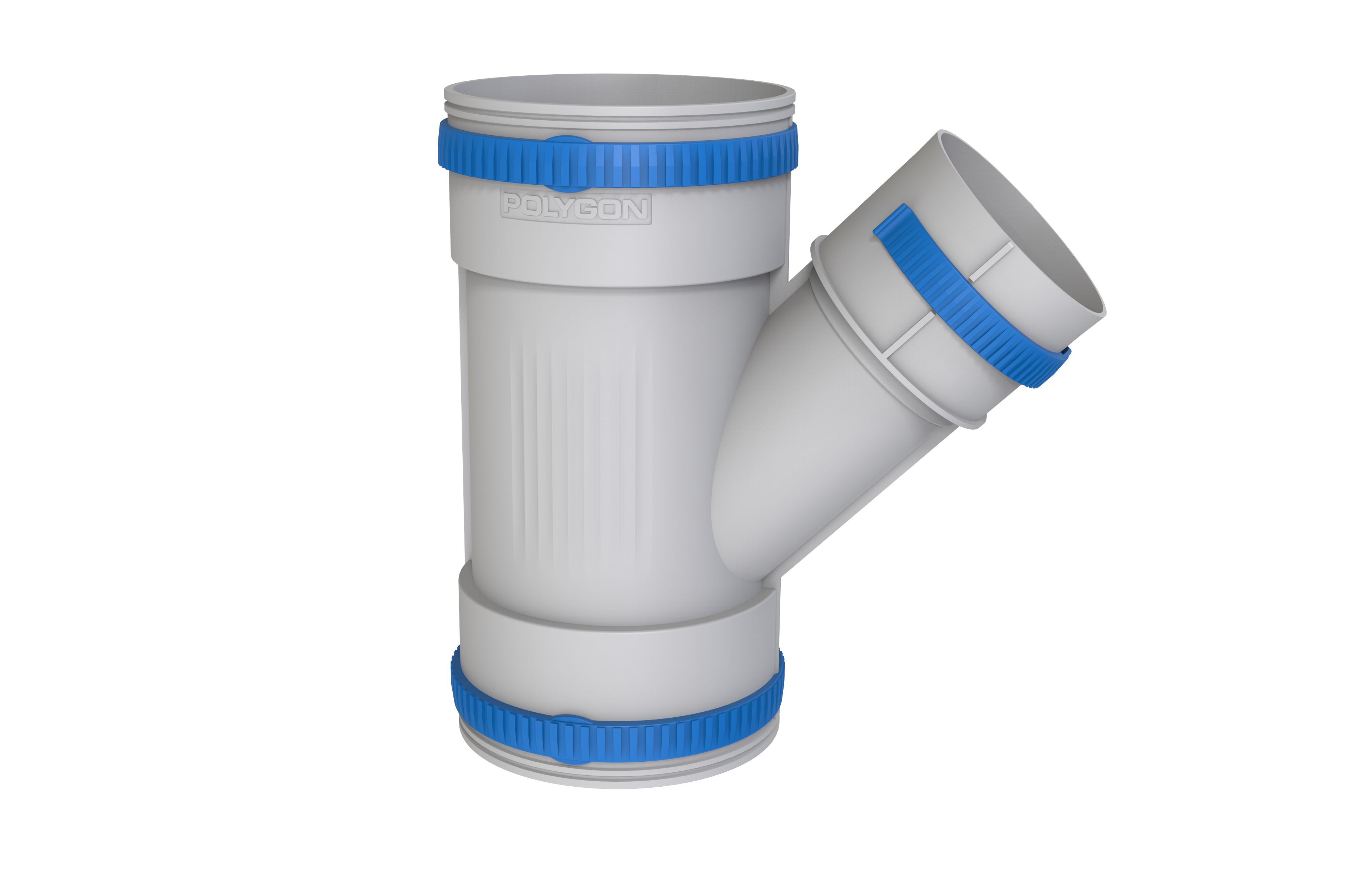 Polygon -Wellblech reduzierter schräges T -Shirt